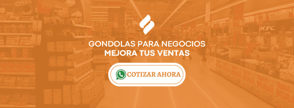 gondolas para minimarket, retail, negocios y tiendas